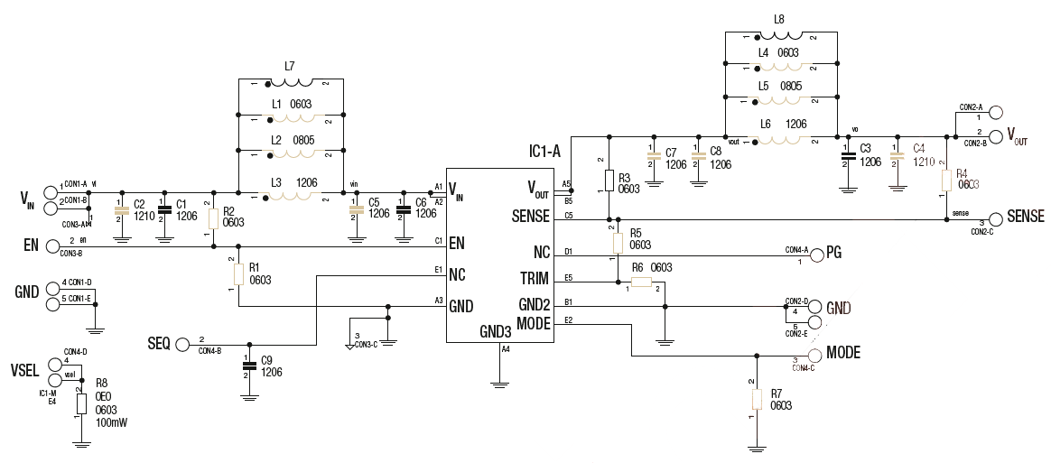 Schematic - RECOM Power RBB10-2.0-EVM Evaluation Board